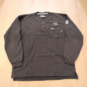 Tyndale Fire Resistant Men's Medium Sweatshirt Henley 12 Cal 2 HRC Made in USA